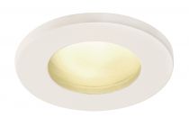 DOLIX OUT, encastré de plafond intérieur/extérieur, rond, blanc, GU10/QPAR51, 50W max, IP65 (1001165)