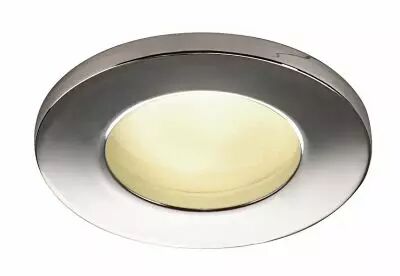 DOLIX OUT, encastr� de plafond int�rieur/ext�rieur, rond, chrome, GU10/QPAR51, 50W max, IP65 (1001166)