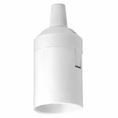 Douille bout de c�ble culot E27 sans bague avec serre-c�bles 4A 100W (060131)