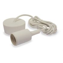 douille e27 silicon + cable 2 m blanc (5003)