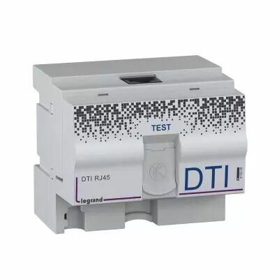 DTI format RJ 45 - pour coffret multim�dia - format modulaire - 4,5 modules