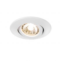 EASY-INSTALL SLIM LED, encastré de plafond intérieur, rond, blanc mat, LED, 6,2W, 4000K, RT 2012 (1003339)