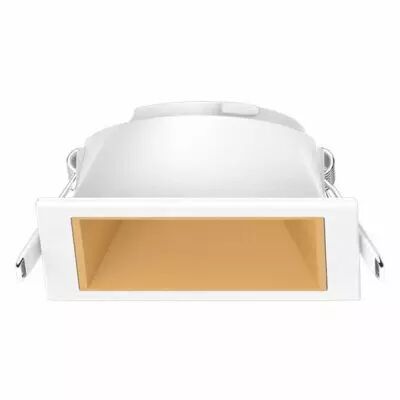 eclat cct ii collerette basse lum carre/carre blc + inter dore (100289)