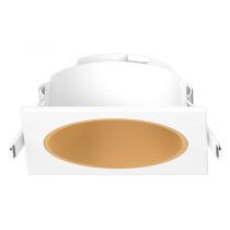 eclat cct ii collerette basse lum carre/rond blc + inter dore (100286)
