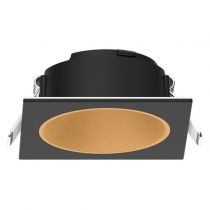 eclat cct ii collerette basse lum carre/rond noir + inter dore (100293)