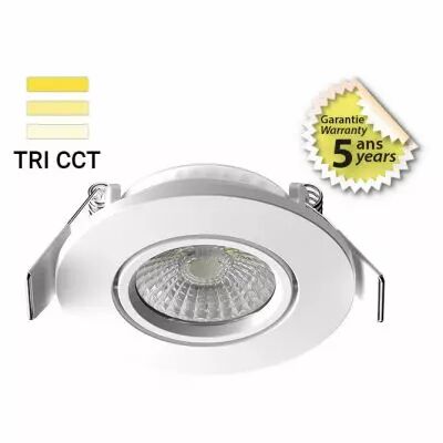 eclat cct spot orient 60� 6w 2700/3000/4000 ip65 5ans (100103)