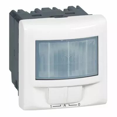 Ecod�tecteur 2 fils, sans neutre Mosaic - avec d�rogation - 2 modules - blanc (078459)