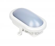 ECOLED - Hublot IP44 LED intég. 5,5W 4000K 500lm (50416)