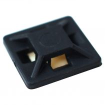 Embase adhésive 4,4 mm noire (43142)