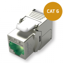 EMBASE RJ45 A REPERAGE LUMINEUX ELFI CAT 6 BOITE DE 8 (25199)