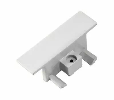 Embouts, pour rail 1 allumage � encastrer, int�rieur, blanc, 2 pi�ces (143281)