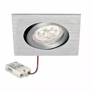 Encastr� carr� orient. nickel a/module LED XL6 40DEG 6W 3000K 590lm incl (51099)