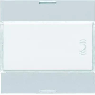 Enjoliveur 2PB KNX LED titane (WXE312T)