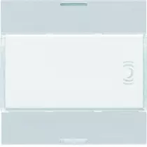 Enjoliveur 2PB KNX LED titane (WXE312T)