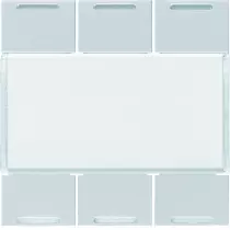 Enjoliveur 6PB KNX LED titane (WXE316T)