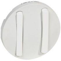 Enjoliveur Céliane - double VV/poussoir - doigt étroit blanc