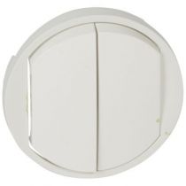 Enjoliveur Céliane - double VV/poussoir - doigt large blanc