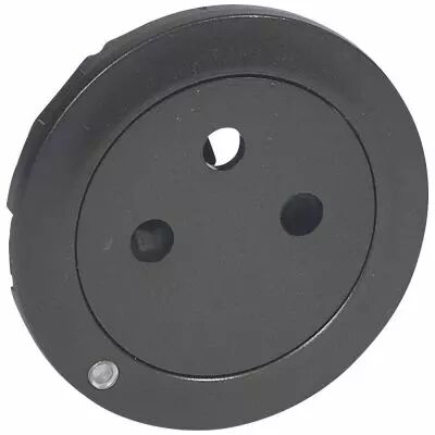 Enjoliveur C�liane - prise 2P+T Surface � voyant - graphite