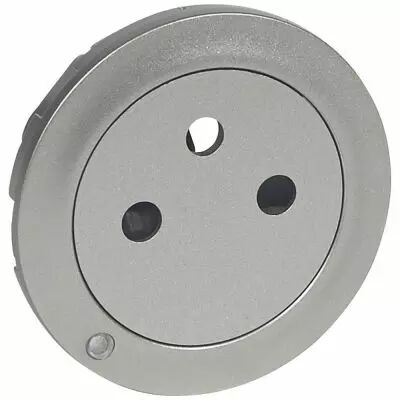 Enjoliveur C�liane - prise 2P+T Surface � voyant - titane