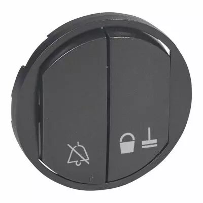 Enjoliveur C�liane pour commande \ Ne pas d�ranger\  / \ Faire la chambre\  graphite (067974)