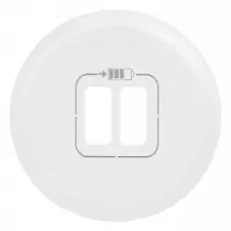 enjoliveur céliane pour prise double usb type-a et type-c - blanc (068256)