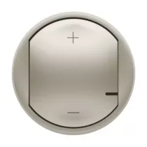 Enjoliveur Céliane pour variateur 2 fils - titane (065183A)