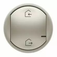 Enjoliveur de remplacement C�liane with Netatmo pour commande g�nerale sans fil D�part/Arriv�e - titane (064822)