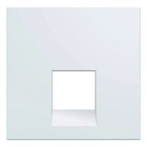 enjoliveur gallery prise rj45 45° 2 modules, finition pure (wxd230b)