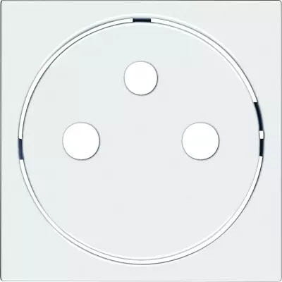 Enjoliveur PC aff 2P+T - blanc (WXD106B)