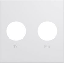 Enjoliveur prise TV+FM gallery 2 modules pure (WXD253B)