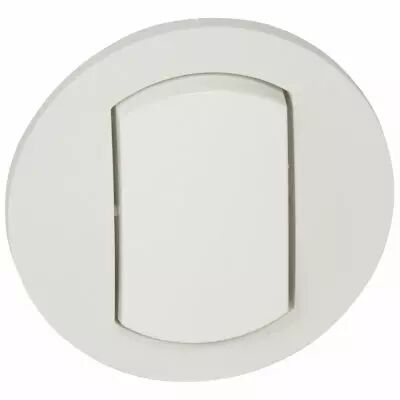 Enjoliveur simple C�liane - IP 44 - pour r�f. 0 670 01/31 - blanc