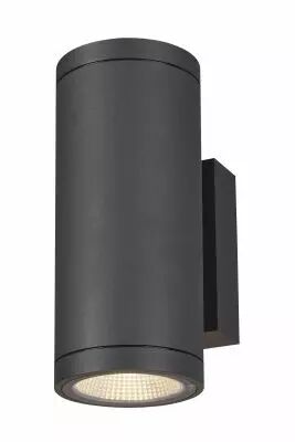 ENOLA, applique ext�rieure, rond, M, anthracite, LED, 19W, 3000K/4000K, IP65, up/down (1003425)
