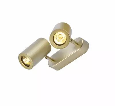 ENOLA B, applique et plafonnier int�rieur, double, laiton, GU10/QPAR51, 2x 50W max, inclinable � 100� (152023)