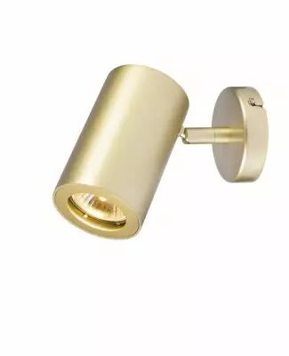ENOLA B, applique et plafonnier int�rieur, simple, laiton, GU10/QPAR51, 50W max, inclinable � 100� (152013)