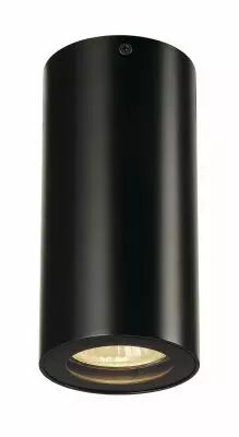 ENOLA B, plafonnier int�rieur, noir, GU10/QPAR51, 35W max max (151810)