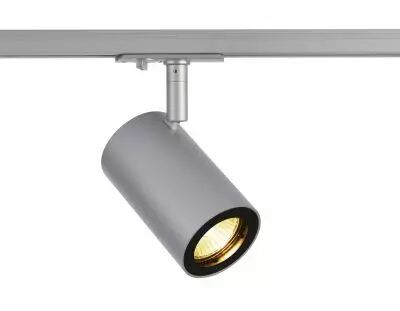 ENOLA B TRACK, spot pour rail 1 allumage, int�rieur, gris argent/noir, GU10/QPAR51, 50W max (1002113)