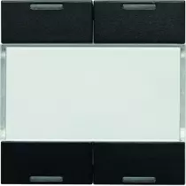 Essensya/systo.tebis 4E à voyants noir (WST314N)