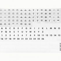 Etiquette repérage imprimante laser pour modulaire (004999)