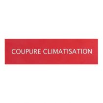 Etiquettes autocollantes (3) \'\'coupure climatisation pour coffrets de sécurité (038021)