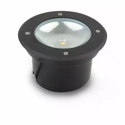 etna vintage spot led encastrable sol 3w 4000k ip67 rond ant inox 316l (707200)