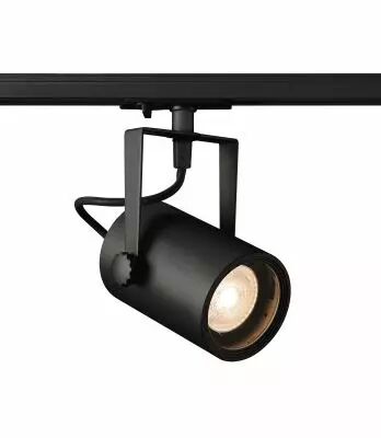 EURO SPOT TRACK, spot pour rail 1 allumage, int�rieur, noir, GU10/QPAR51, 25W max (1001861)
