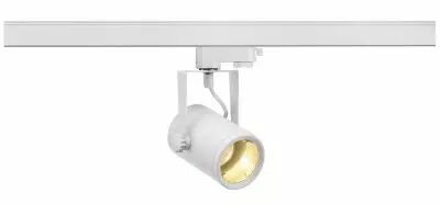 EURO SPOT TRACK, spot pour rail 3 allumages, int�rieur, blanc, GU10/QPAR51, 25W max (153851)