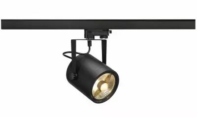 EURO SPOT TRACK, spot pour rail 3 allumages, int�rieur, noir, GU10/QPAR111, 75W max (153420)