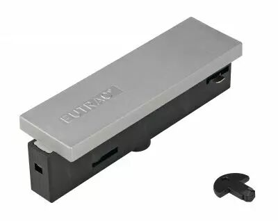 EUTRAC�, alimentation centrale, pour rail 3 allumages en saillie, int�rieur, gris argent (145534)