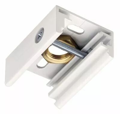 EUTRAC�, clip de fixation, pour rail 3 allumages en saillie, int�rieur, blanc (1001530)