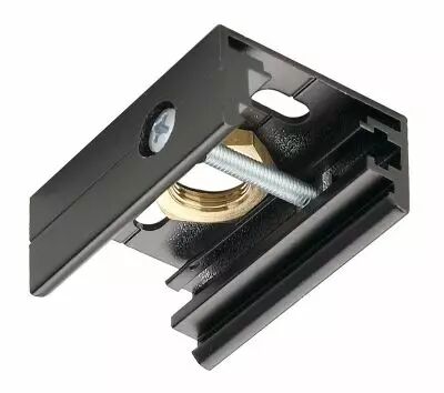 EUTRAC�, clip de fixation, pour rail 3 allumages en saillie, int�rieur, noir (145730)