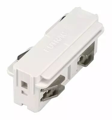 EUTRAC�, connecteur droit, pour rail 3 allumages en saillie, int�rieur, blanc (1001516)