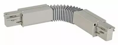 EUTRAC�, connecteur flex, pour rail 3 allumages en saillie, int�rieur, gris argent (145584)