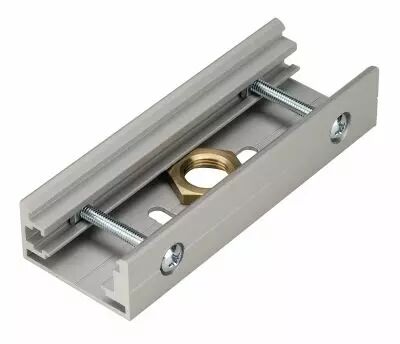 EUTRAC�, connecteur m�canique, pour rail 3 allumages en saillie, int�rieur, gris argent (145604)