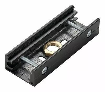 EUTRAC�, connecteur m�canique, pour rail 3 allumages en saillie, int�rieur, noir (145600)